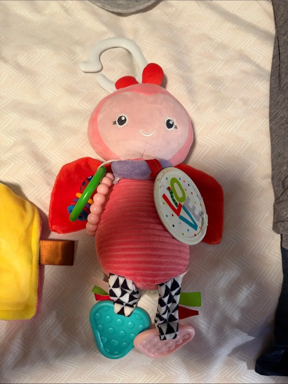3 Baby Girl Sensory Toys Rattles Teethers